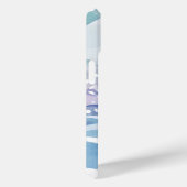 Winter Wonderland Snowy Blue Waterverf Schilderij Case-Mate iPhone Case (Achterkant / Rechts)