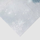 Winter Wonderland Snowy Forest and Pond Decoupage Tissuepapier (Detail)