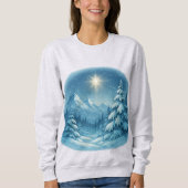 Winter Wonderland Snowy Forest Sweatshirt | Cozy C (Voorkant)