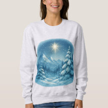 Winter Wonderland Snowy Forest Sweatshirt | Cozy C