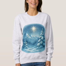 Winter Wonderland Snowy Forest Sweatshirt | Cozy C