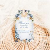 Winter Wonderland Snowy Vakantie Quinceanera Favor Cadeaulabel
