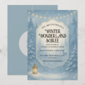 Winter Wonderland Soiree Kaart (Voorkant / Achterkant)