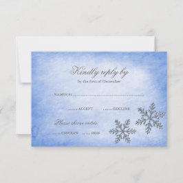 Winter Wonderland Sparkle Sneeuwvlokken Blauw RSVP