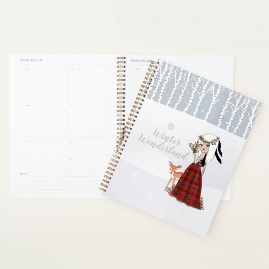 Winter Wonderland spiraalplanner Planner (Display)