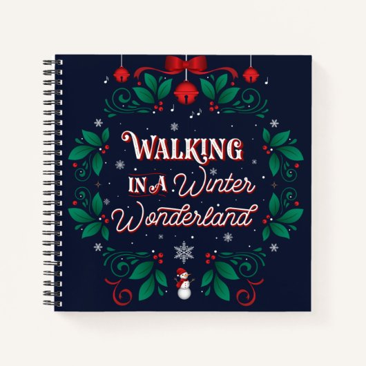 Winter Wonderland Square Notitieboek 8.5x8.5 (Voorkant)