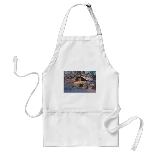 Winter Wonderland Standaard Schort (Voorkant)