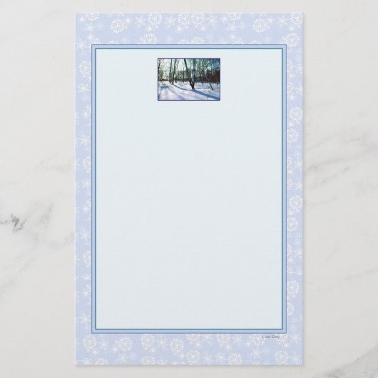 "Winter Wonderland" Stationery Briefpapier (Voorkant)