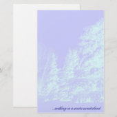 Winter Wonderland Stationery Briefpapier (Voorkant / Achterkant)