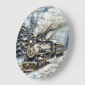 Winter wonderland stoomtrein. grote klok (Hoek)