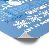 Winter Wonderland Subway Art Poster (Hoek)