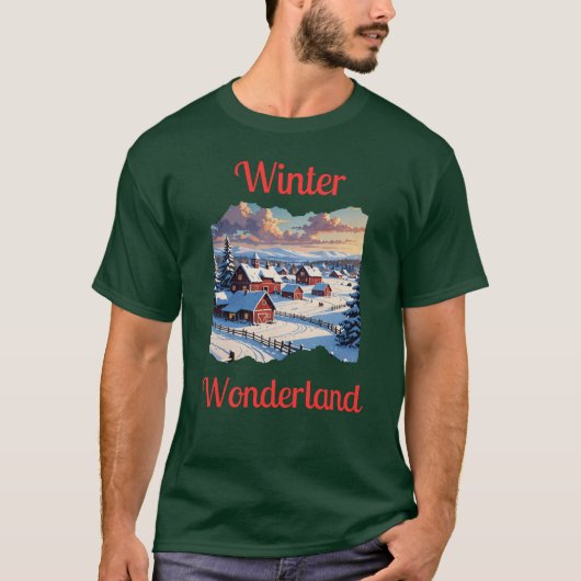 Winter Wonderland T-shirt (Voorkant)