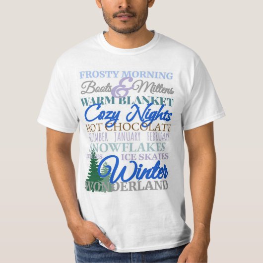 Winter Wonderland T-shirt (Voorkant)