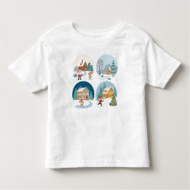 Winter Wonderland T shirt. Kinder Shirts