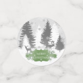Winter Wonderland Table Confetti - Green (Kleine voorkant)