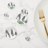 Winter Wonderland Table Confetti - Green (Groep)