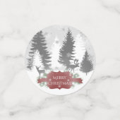 Winter Wonderland Table Confetti - Red (Kleine voorkant)