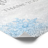 Winter Wonderland — Tafel Poster (Hoek)