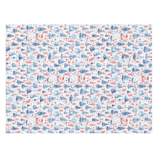 Winter Wonderland Tafelkleed (Voorkant (Horizontaal))