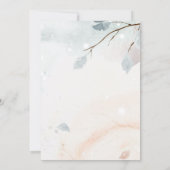 Winter Wonderland, Tak Huwelijkspaar Bespaar De Da Save The Date (Achterkant)