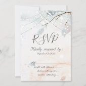 Winter Wonderland, Tak RSVP Kaart (Voorkant)