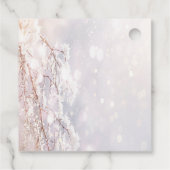 Winter Wonderland takken Bedankjes Labels (Achterkant)