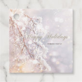 Winter Wonderland takken Bedankjes Labels (Voorkant)