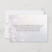 Winter Wonderland takken Bedankkaart (Achterkant)