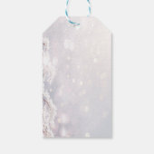 Winter Wonderland Takken Bedankt Cadeaulabel (Achterkant)