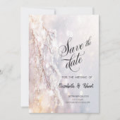 Winter Wonderland-takken bewaren de datum Save The Date (Voorkant)