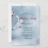 Winter Wonderland Takken Blue Company Kerst  Kaart (Voorkant)