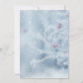 Winter Wonderland Takken Blue Company Kerst  Kaart (Achterkant)