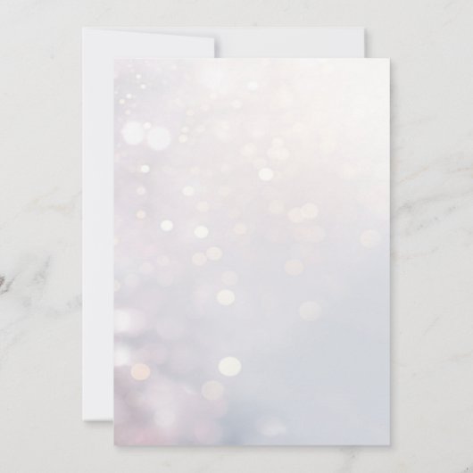 Winter Wonderland takken bruiloft Kaart (Achterkant)