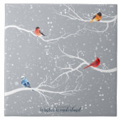 Winter Wonderland Tegeltje (Voorkant)