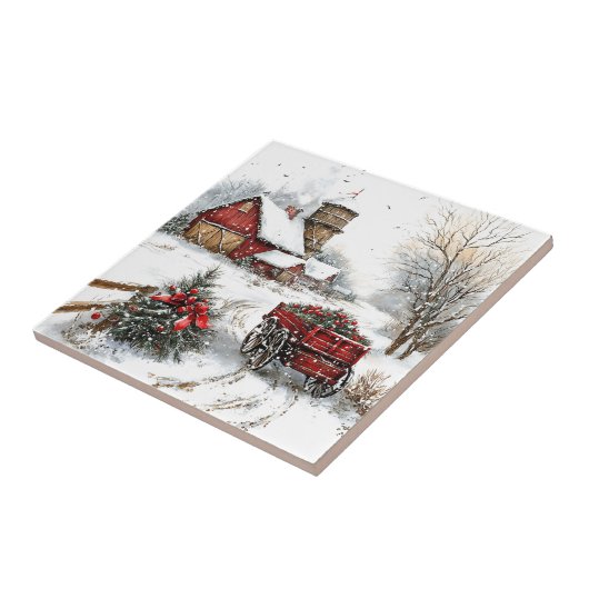 Winter Wonderland Tegeltje (Zijkant)