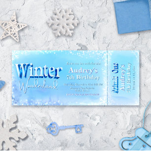 Winter Wonderland Ticket Kaart