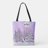 winter wonderland tote bag (Achterkant)
