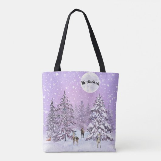 winter wonderland tote bag (Achterkant)