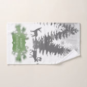 Winter Wonderland Towel Set - Groen Bad Handdoek (Handdoek)