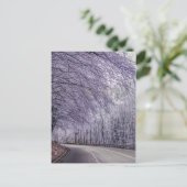 Winter Wonderland Travel Photo Briefkaart (Staand voorkant)