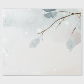Winter Wonderland, Tree Branch Holiday Cadeaupapier (Vlak)