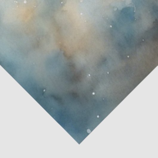 Winter Wonderland Tree en Deer Decoupage Papier (Detail)