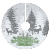 Winter Wonderland Tree Skirt - Groen Kerstboom Rok (Voorkant)