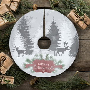 Winter Wonderland Tree Skirt - Rood Kerstboom Rok
