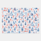 Winter Wonderland Trio Inpakpapier Vel (Voorkant 3)