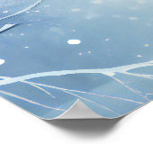 Winter Wonderland Trouw Welkomstbord Poster (Hoek)