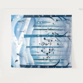 Winter Wonderland Trouwachtergrond Wandkleed (Voorkant (horizontaal))