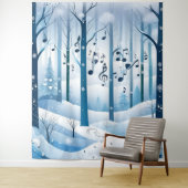 Winter Wonderland Trouwachtergrond Wandkleed (In situ)