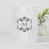 Winter Wonderland Trouwdag Jubileum Kaart (Staand voorkant)