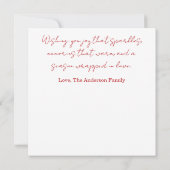 Winter Wonderland Truck Holiday Card (Achterkant)